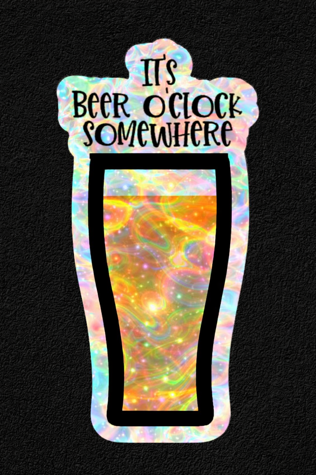 It's Beer O'Clock Collection Vinyl Sticker
