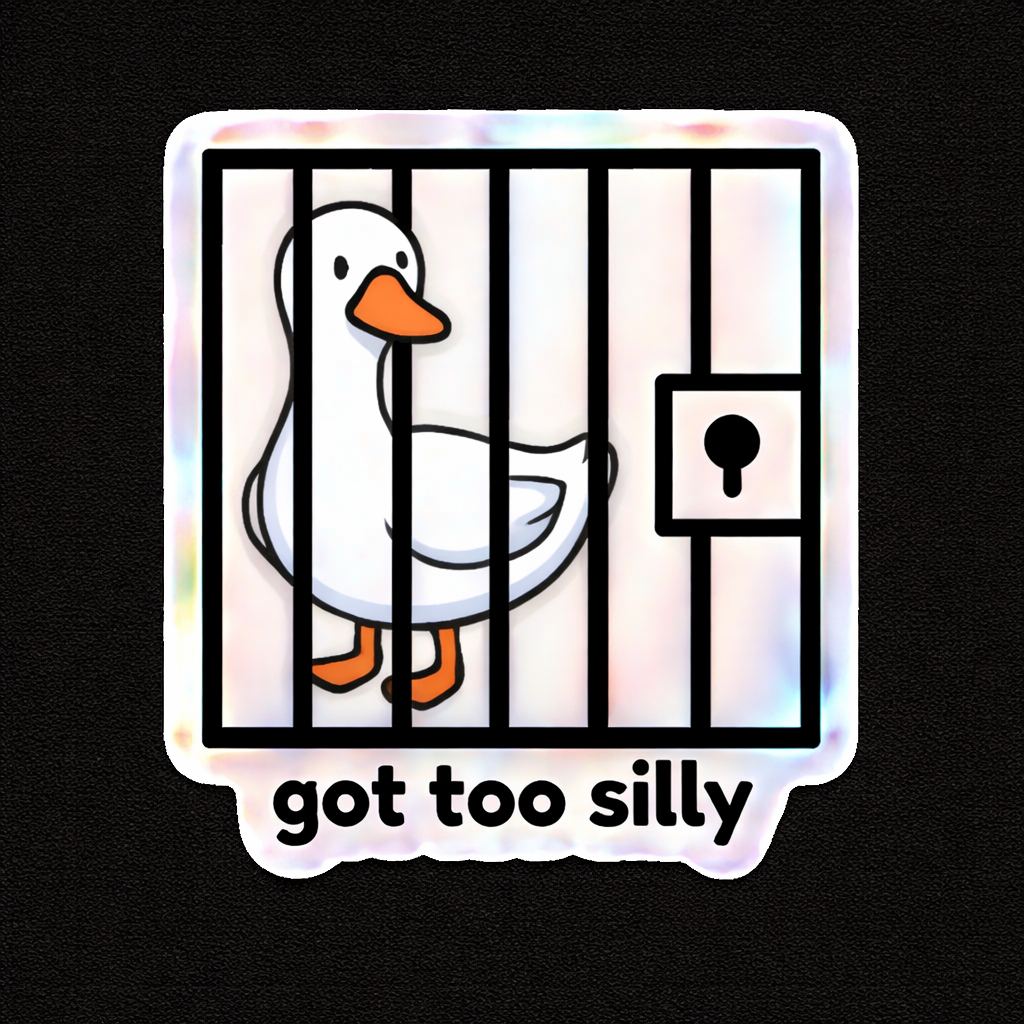 Silly Goose Collection Vinyl Sticker