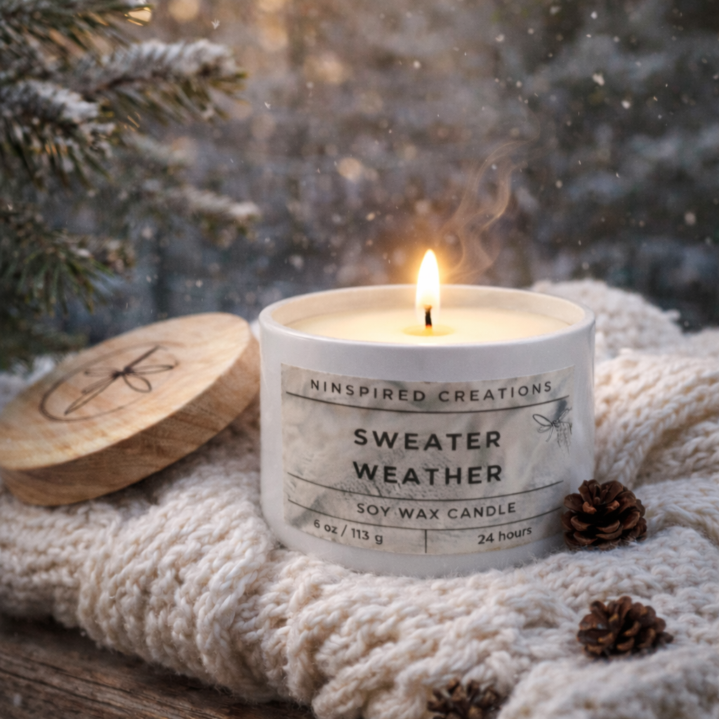 Soy Candle- Sweater Weather