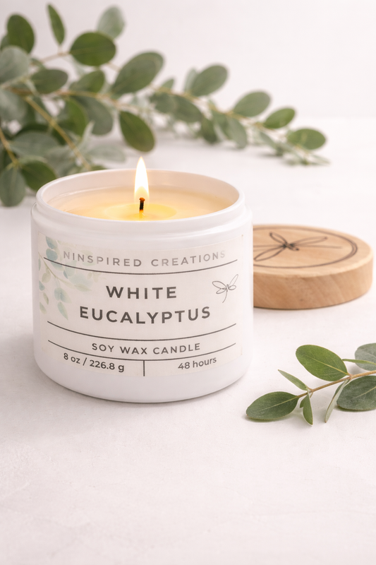 Soy Candle- White Eucalyptus