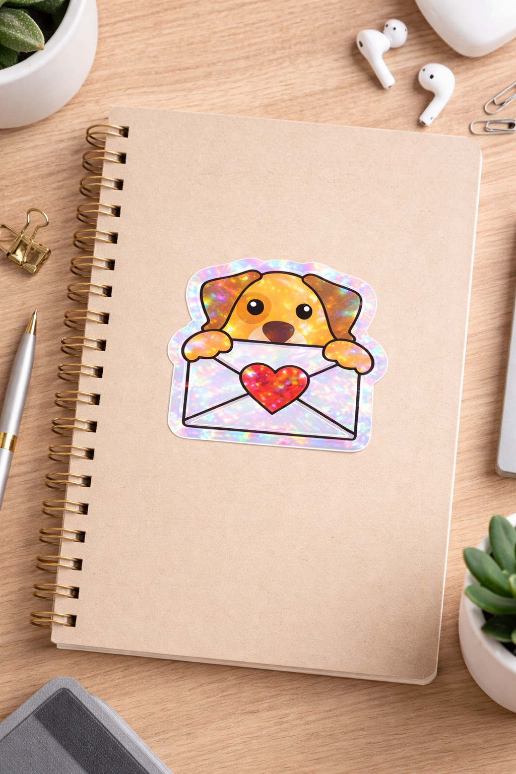 Dog Heart Envelope