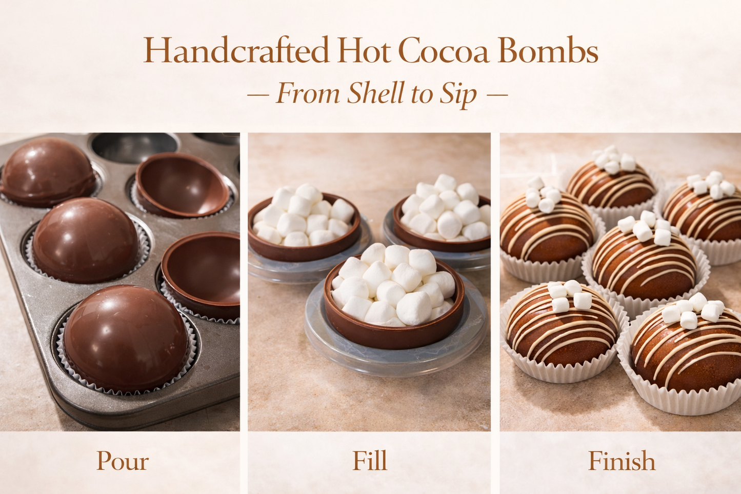 Decadent Hot Cocoa Bombs