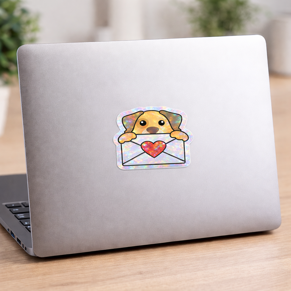 Dog Heart Envelope