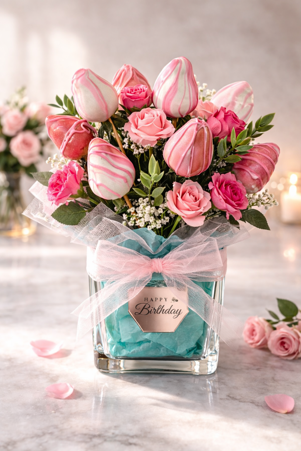 Chocolate Dipped Strawberry Bouquet or Set(Local Delivery or Pickup ONLY)