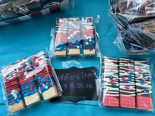 Chocolate Dipped Wafer Cookies