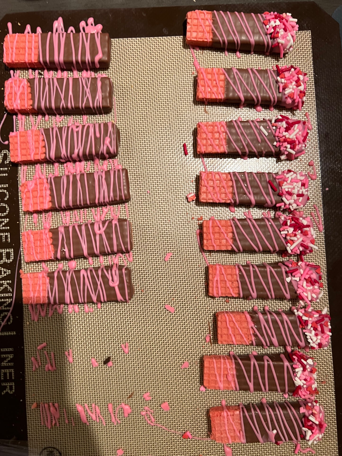Chocolate Dipped Wafer Cookies