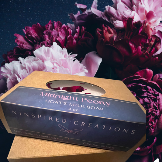 Goat's Milk Soap-MIdnight Peony