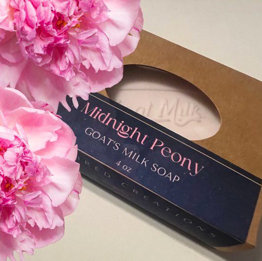 Goat's Milk Soap-MIdnight Peony