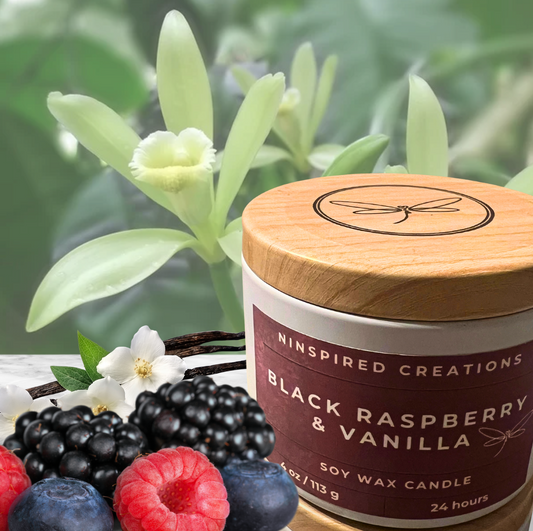 Soy Candle- Black Raspberry Vanilla