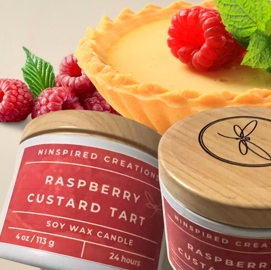 Soy Candle- Raspberry Custard Tart
