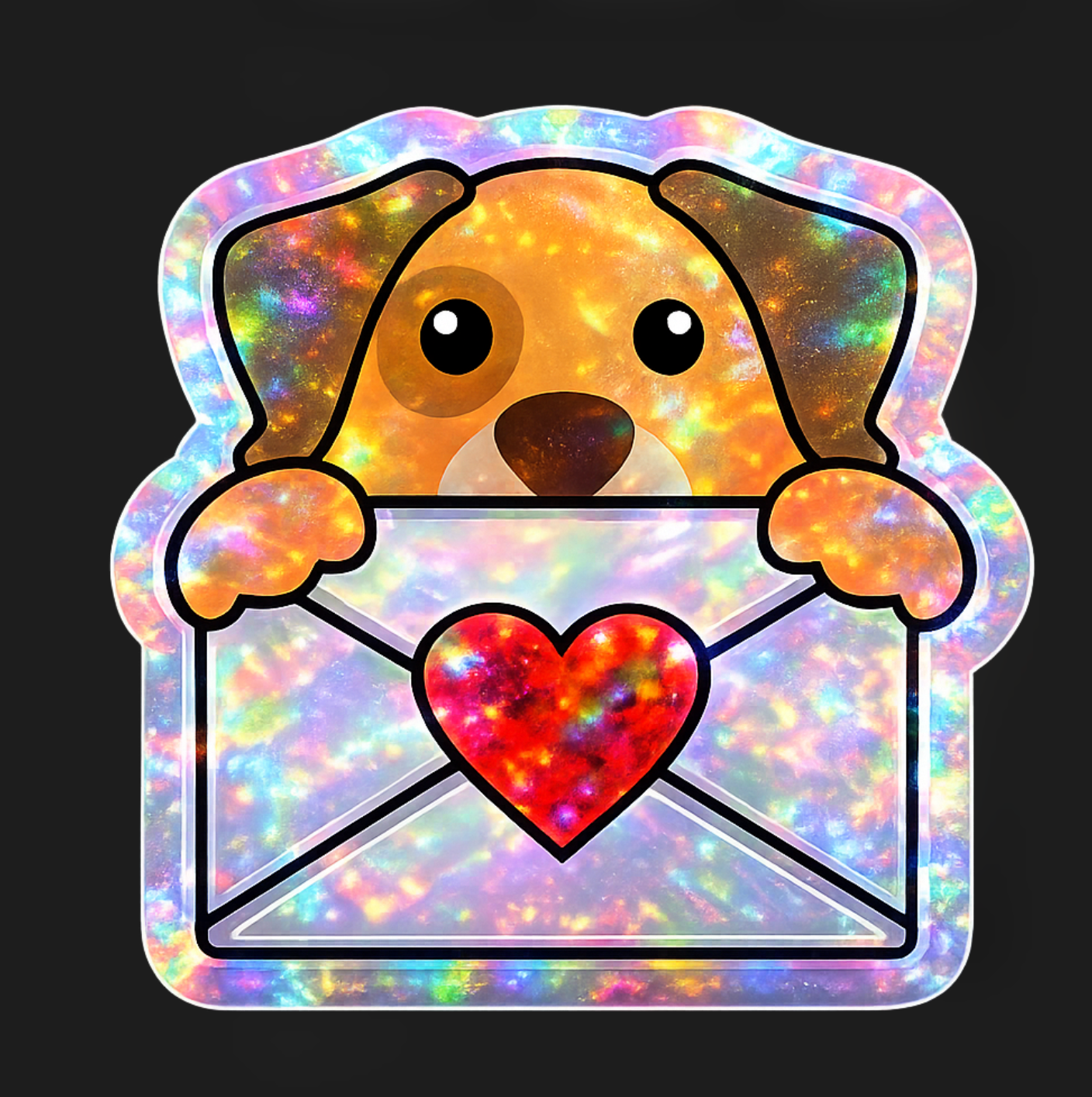 Dog Heart Envelope