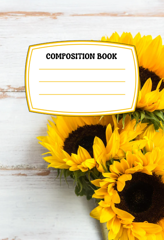 Sunflowers Composition Notebook