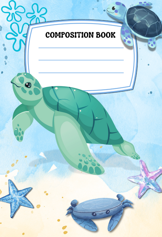 Sea Turtle & Friends Composition Notebook