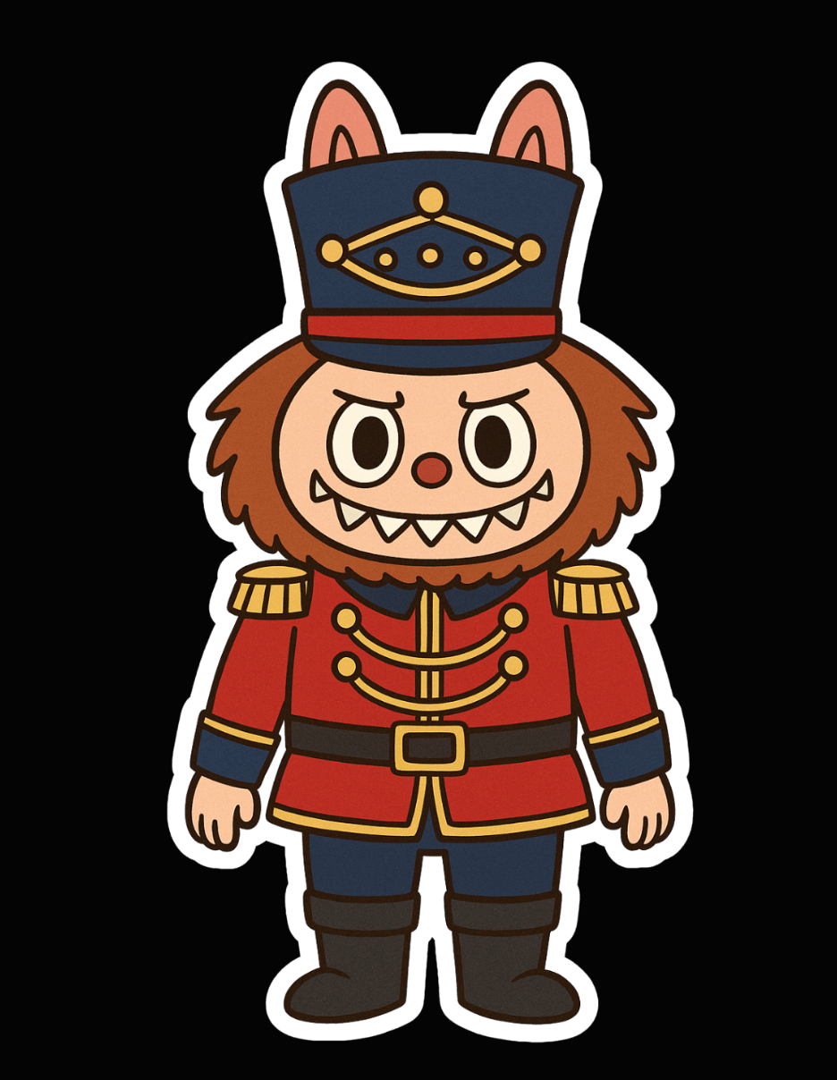 The Nutcracker Labubu Collection- Waterproof Vinyl Stickers