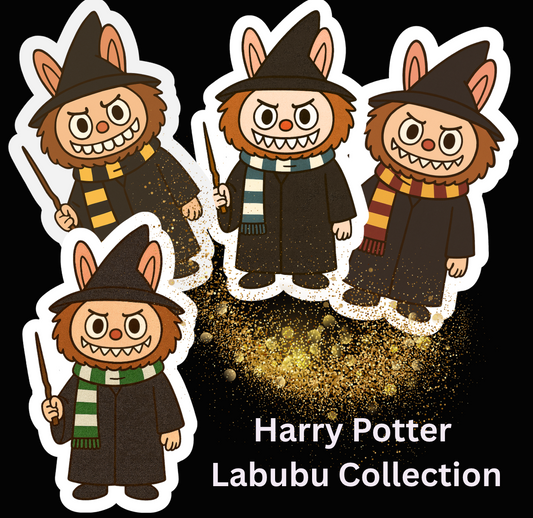 The Harry Potter Labubu Collection- Waterproof Vinyl Stickers
