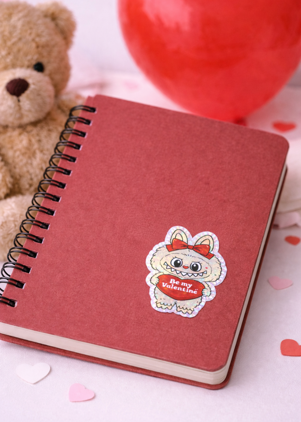 Labubu Valentine's Day Sticker