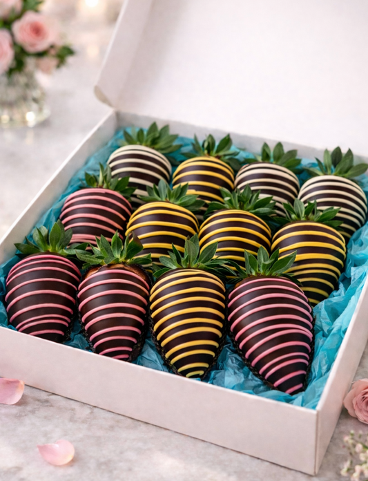 Blush & Pastel Spring Strawberries