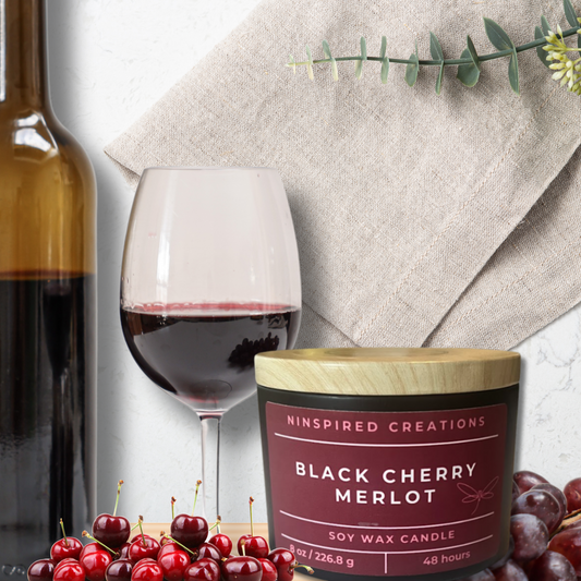 Soy Candle- Dark Cherry Merlot