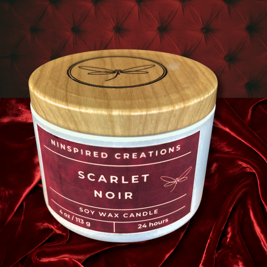 Soy Candle- Scarlet Noir
